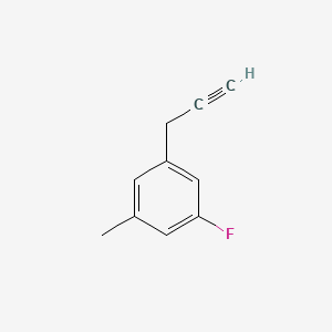 1-Fluoro-3-methyl-5-(prop-2-yn-1-yl)benzene