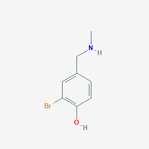 2-Bromo-4-((methylamino)methyl)phenol