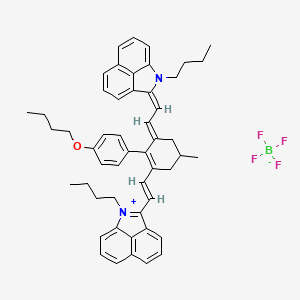 2-((E)-2-((E)-4'-Butoxy-6-((E)-2-(1-butylbenzo[cd]indol-2(1H)-ylidene)ethylidene)-4-methyl-3,4,5,6-tetrahydro-[1,1'-biphenyl]-2-yl)vinyl)-1-butylbenzo[cd]indol