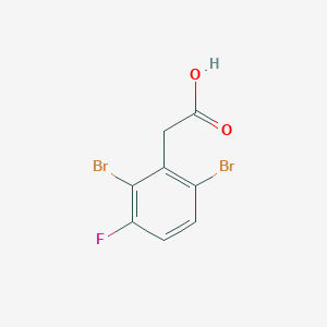 B1530102 2,6-Dibromo-3-fluorophenylacetic acid CAS No. 1803837-94-6
