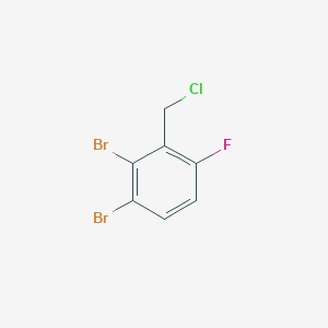 molecular formula C7H4Br2ClF B1530113 2,3-Dibromo-6-fluorobenzyl chloride CAS No. 1803778-02-0