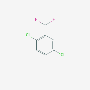 molecular formula C8H6Cl2F2 B1530120 2,5-Dichloro-4-methylbenzodifluoride CAS No. 1803844-79-2