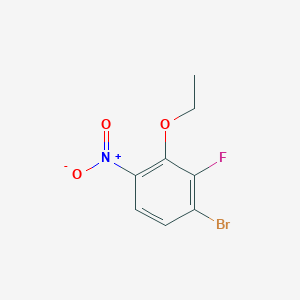 molecular formula C8H7BrFNO3 B1530123 1-Bromo-3-ethoxy-2-fluoro-4-nitrobenzene CAS No. 1805187-70-5