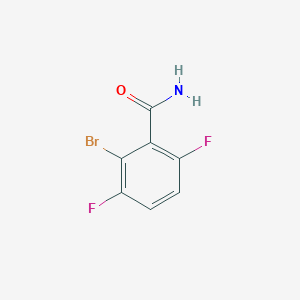 molecular formula C7H4BrF2NO B1530127 2-Bromo-3,6-difluorobenzamide CAS No. 1805523-17-4