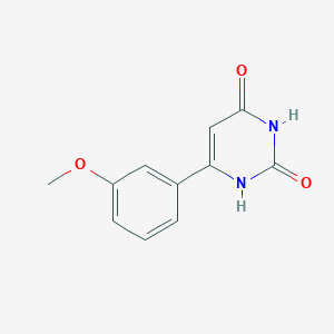 molecular formula C11H10N2O3 B1530128 6-(3-Methoxyphenyl)pyrimidine-2,4(1H,3H)-dione CAS No. 33166-92-6