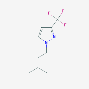 molecular formula C9H13F3N2 B1530131 1-(3-甲基丁基)-3-(三氟甲基)吡唑 CAS No. 1426958-46-4