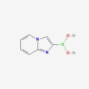 molecular formula C7H7BN2O2 B1530135 Imidazo[1,2-a]pyridin-2-ylboronic acid CAS No. 1418124-76-1
