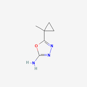 5-(1-Methylcyclopropyl)-1,3,4-oxadiazol-2-amine