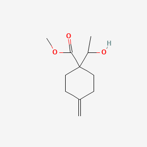 Methyl 1-(1-hydroxyethyl)-4-methylidenecyclohexane-1-carboxylate