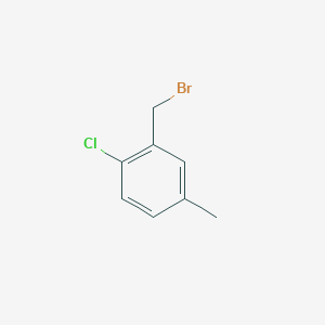 molecular formula C8H8BrCl B1530138 Benzene, 2-(bromomethyl)-1-chloro-4-methyl- CAS No. 91978-94-8