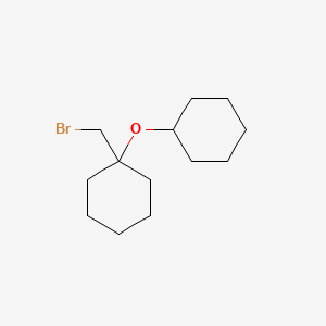 1-(Bromomethyl)-1-(cyclohexyloxy)cyclohexane