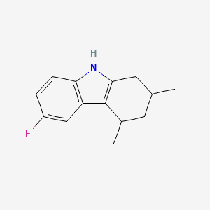 6-fluoro-2,4-dimethyl-2,3,4,9-tetrahydro-1H-carbazole