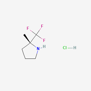 (2R)-2-methyl-2-(trifluoromethyl)pyrrolidine hydrochloride