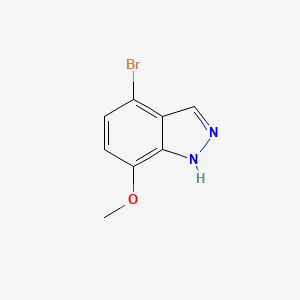 molecular formula C8H7BrN2O B1530148 4-Bromo-7-methoxy-1H-indazole CAS No. 938062-01-2