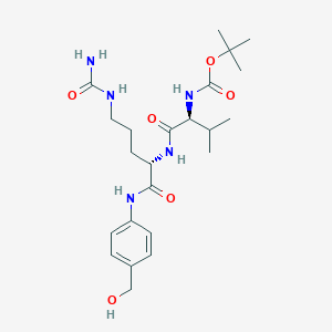 molecular formula C23H37N5O6 B1530149 Boc-Val-Cit-PABA CAS No. 870487-09-5