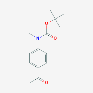 B153015 (4-Acetyl-phenyl)-methyl-carbamic acid tert-butyl ester CAS No. 907209-80-7