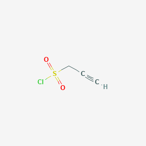 molecular formula C3H3ClO2S B1530166 2-Propyne-1-sulfonyl chloride CAS No. 32623-88-4