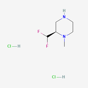 (2R)-2-(difluoromethyl)-1-methylpiperazine dihydrochloride