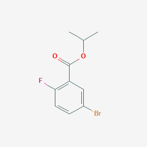 molecular formula C10H10BrFO2 B1530175 Propan-2-yl 5-bromo-2-fluorobenzoate CAS No. 1369403-80-4