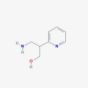 3-Amino-2-(pyridin-2-yl)propan-1-ol