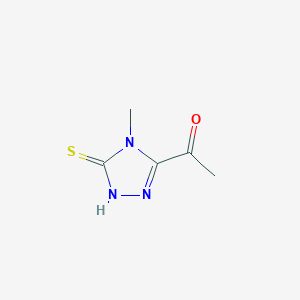 1-(4-methyl-5-sulfanyl-4H-1,2,4-triazol-3-yl)ethan-1-one