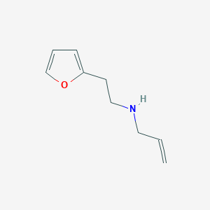 molecular formula C9H13NO B1530182 [2-(呋喃-2-基)乙基](丙-2-烯-1-基)胺 CAS No. 1248715-33-4
