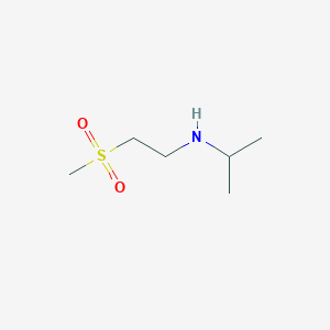 molecular formula C6H15NO2S B1530184 (2-甲磺酰乙基)(丙烷-2-基)胺 CAS No. 359011-40-8