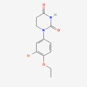 1-(3-Bromo-4-ethoxy-phenyl)hexahydropyrimidine-2,4-dione