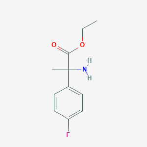 Ethyl 2-amino-2-(4-fluorophenyl)propanoate