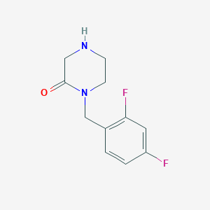 1-(2,4-Difluorobenzyl)piperazin-2-one