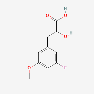 3-(3-Fluoro-5-methoxyphenyl)-2-hydroxypropanoic acid