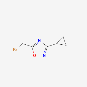 5-(Bromomethyl)-3-cyclopropyl-1,2,4-oxadiazole