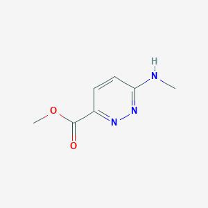 molecular formula C7H9N3O2 B1530203 Methyl 6-(methylamino)pyridazine-3-carboxylate CAS No. 1183150-47-1