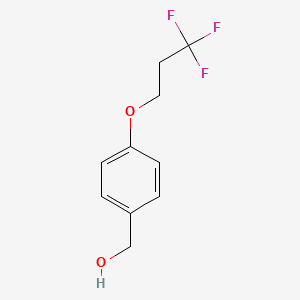 molecular formula C10H11F3O2 B1530211 [4-(3,3,3-Trifluoropropoxy)phenyl]methanol CAS No. 1340442-62-7