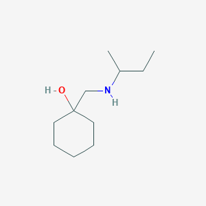 molecular formula C11H23NO B1530216 1-((sec-Butylamino)methyl)cyclohexan-1-ol CAS No. 1183999-68-9