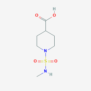 molecular formula C7H14N2O4S B1530227 1-(甲基磺酰胺)哌啶-4-羧酸 CAS No. 1178102-52-7