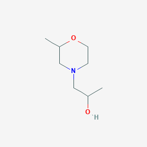 molecular formula C8H17NO2 B1530228 1-(2-Methylmorpholin-4-yl)propan-2-ol CAS No. 1216099-76-1