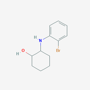 molecular formula C12H16BrNO B1530229 2-[(2-溴苯基)氨基]环己醇 CAS No. 1183650-24-9