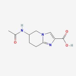 6-Acetamido-5,6,7,8-tetrahydroimidazo[1,2-a]pyridine-2-carboxylic acid