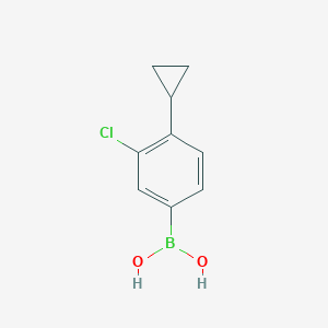 (3-Chloro-4-cyclopropylphenyl)boronic acid