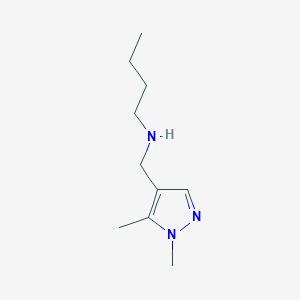 butyl[(1,5-dimethyl-1H-pyrazol-4-yl)methyl]amine