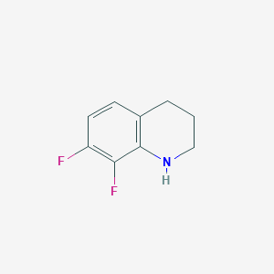 molecular formula C9H9F2N B1530245 7,8-Difluoro-1,2,3,4-tetrahydroquinoline CAS No. 1249025-43-1