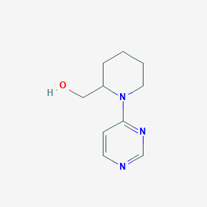 molecular formula C10H15N3O B1530262 [1-(嘧啶-4-基)哌啶-2-基]甲醇 CAS No. 1249830-74-7