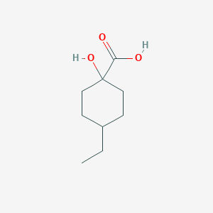 molecular formula C9H16O3 B1530263 4-Ethyl-1-hydroxycyclohexanecarboxylic acid CAS No. 1249152-87-1