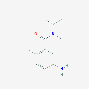 B1530264 5-amino-N,2-dimethyl-N-(propan-2-yl)benzamide CAS No. 1250353-98-0