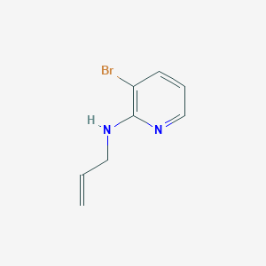 molecular formula C8H9BrN2 B1530269 2-Pyridinamine, 3-bromo-N-2-propen-1-yl- CAS No. 885370-47-8