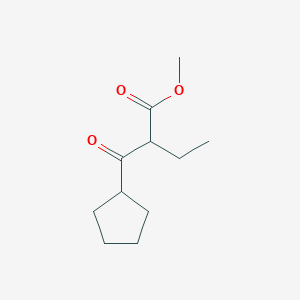 Methyl 2-(cyclopentanecarbonyl)butanoate