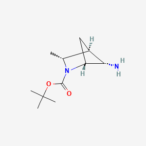 tert-butyl (1R,3R,4S,5S)-5-amino-3-methyl-2-azabicyclo[2.1.1]hexane-2-carboxylate