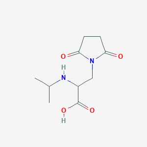 3-(2,5-Dioxopyrrolidin-1-yl)-2-(isopropylamino)propanoic acid