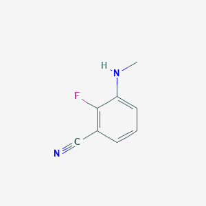 2-Fluoro-3-(methylamino)benzonitrile